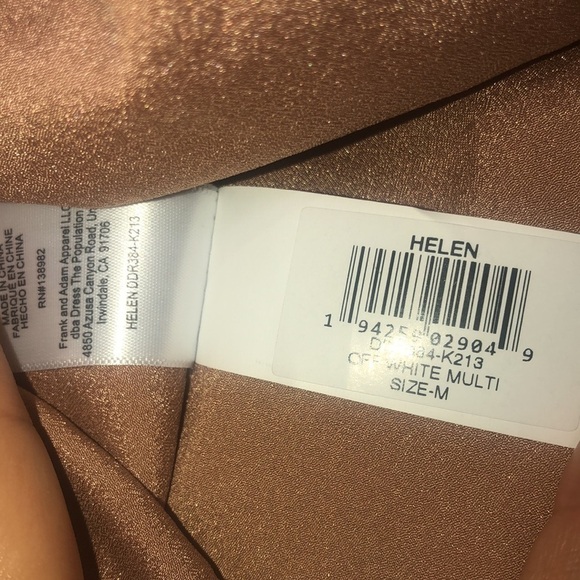 Dress The Population Helen Lace Sleeveless Surplice V-Neck Trumpet Maxi Gown M - Picture 12 of 12